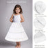 3 Hoops Petticoat Full Slip Flower Girl Crinoline Skirt Skirts Little Palace Store